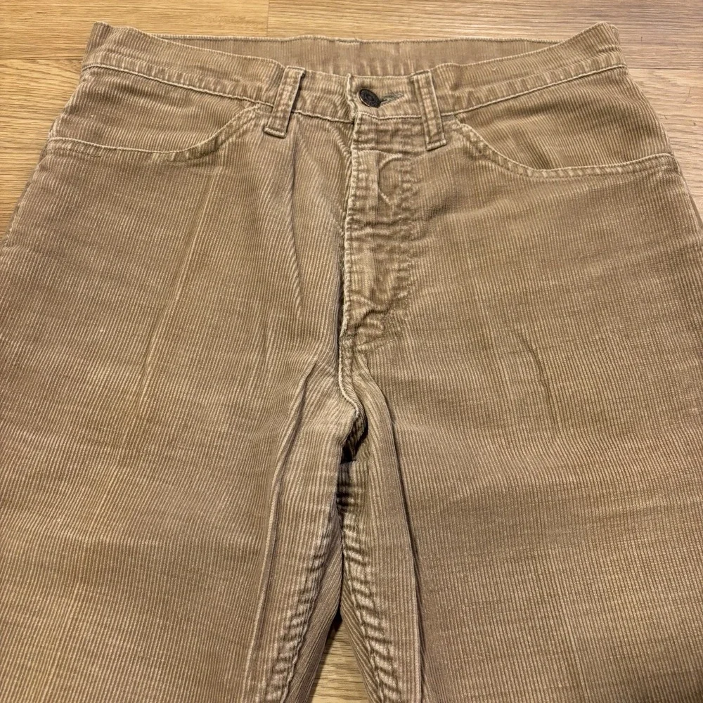 VTG 1978 Levi's 646 Corduroy Pants *28x32 Bell Bottom Flare White Tab Faded 70s